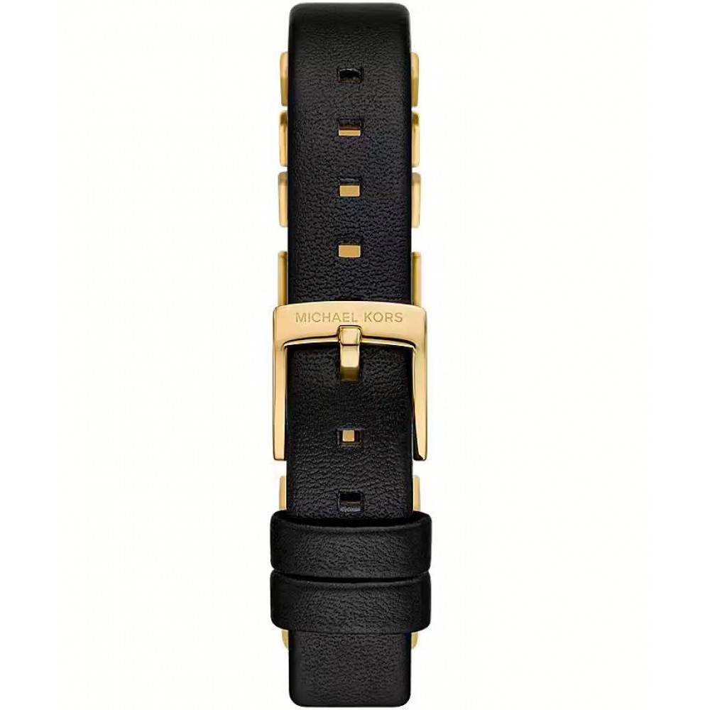 MICHAEL KORS ΡΟΛΟΙ DARRINGTON BLACK LEATHER STRAP MK4887 MICHAEL KORS ΡΟΛΟΙ DARRINGTON BLACK LEATHER STRAP MK4887