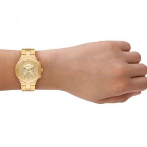 MICHAEL KORS ΡΟΛΟΙ Billie Chronograph GOLD STAINLESS STEEL MK7603