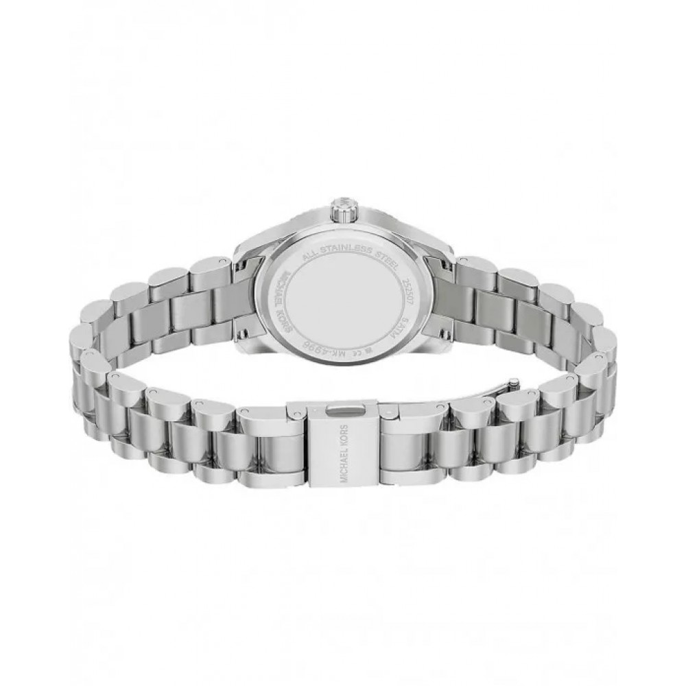 MICHAEL KORS ΡΟΛΟΙ LEXINGTON SILVER STAINLESS STEEL MK4996
