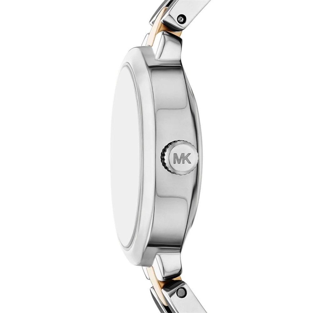 MICHAEL KORS ΡΟΛΟΙ Maude Γυναικείο Ρολόι Οβαλ Δίχρωμο Ανοξείδωτο Ατσάλι μπρασελέ MK4956