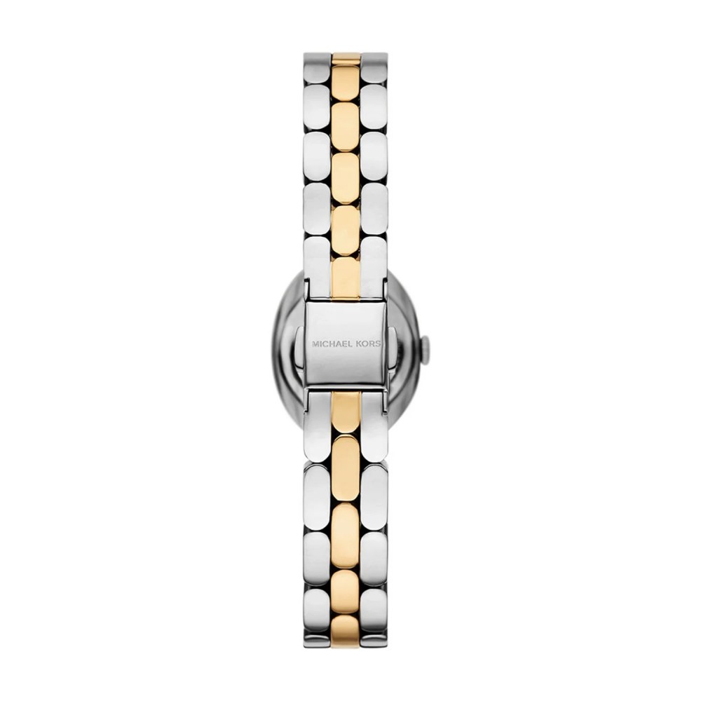 MICHAEL KORS ΡΟΛΟΙ Maude Γυναικείο Ρολόι Οβαλ Δίχρωμο Ανοξείδωτο Ατσάλι μπρασελέ MK4956