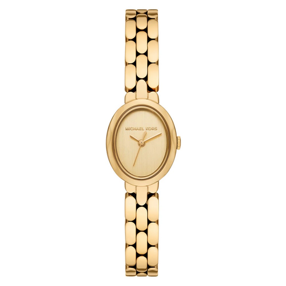 MICHAEL KORS ΡΟΛΟΙ Maude Oval GOLD STAINLESS STEEL MK4955