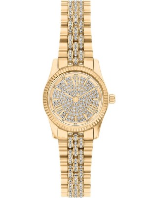 MICHAEL KORS ΡΟΛΟΙ LEXINGTON CRYSTAL GOLD STAINLESS STEEL MK7575 