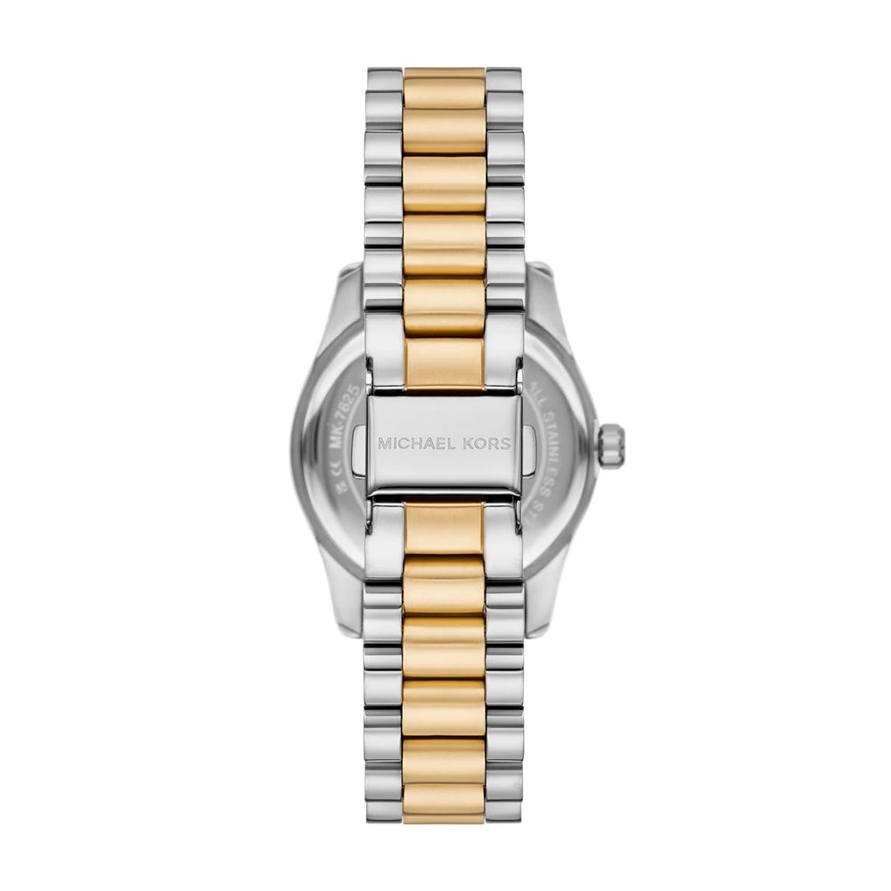 MICHAEL KORS ΡΟΛΟΙ Lexington Γυναικείο Ρολόι Δίχρωμο Ανοξείδωτο Ατσάλι μπρασελέ MK7625 