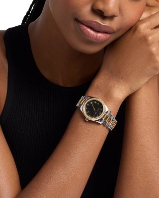 MICHAEL KORS ΡΟΛΟΙ Lexington Γυναικείο Ρολόι Δίχρωμο Ανοξείδωτο Ατσάλι μπρασελέ MK7625 
