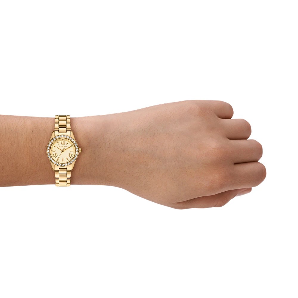 MICHAEL KORS ΡΟΛΟΙ Lexington Set Χρυσό Ανοξείδωτο Ατσάλι MK7659SET 