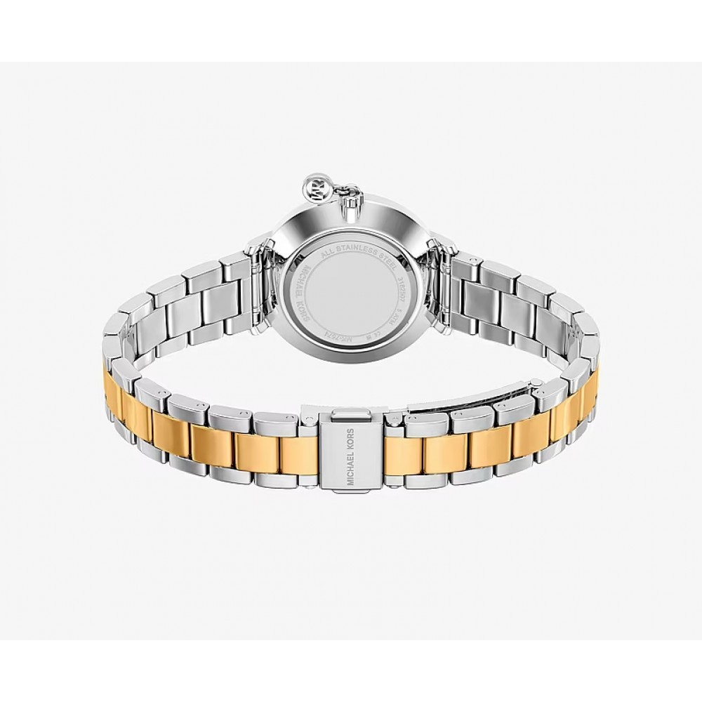 MICHAEL KORS ΡΟΛΟΙ Mini Pyper Pavé Two-Tone Δίχρωμο μπρασελέ MK7574 MICHAEL KORS ΡΟΛΟΙ Mini Pyper Pavé Two-Tone Δίχρωμο μπρασελέ MK7574