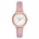 MICHAEL KORS Cinthia Γυναικείο Ρολόι Ροζ Δερμάτινο λουράκι MK2663