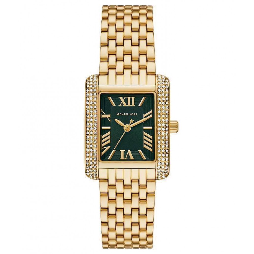 MICHAEL KORS ΡΟΛΟΙ EMERY CRYSTALS GOLD ΧΡΥΣΟ STAINLESS STEEL MK4742