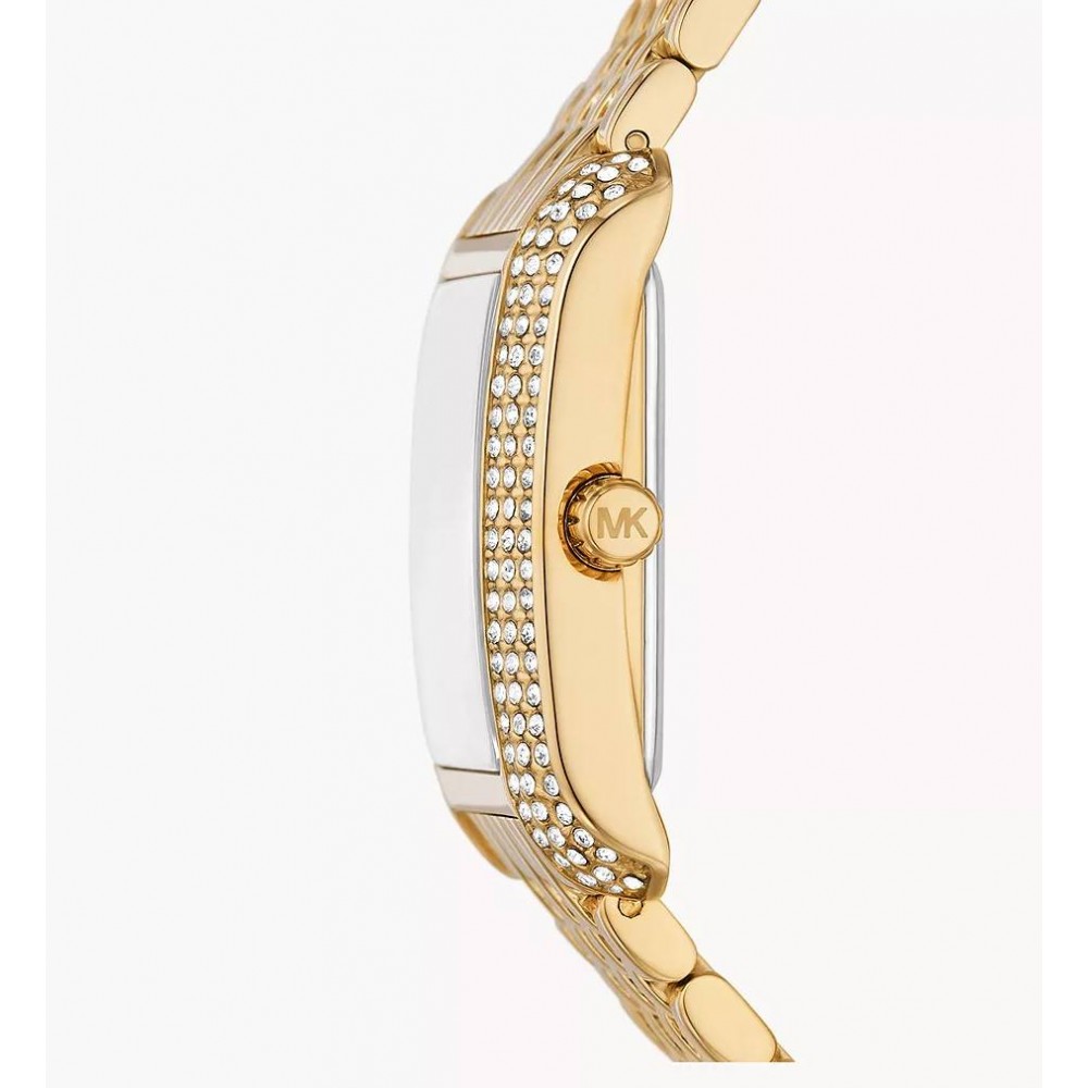 MICHAEL KORS ΡΟΛΟΙ EMERY CRYSTALS GOLD ΧΡΥΣΟ STAINLESS STEEL MK4742