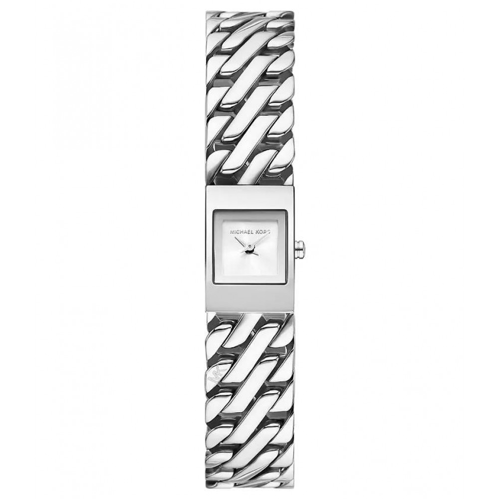 MICHAEL KORS ΡΟΛΟΙ DARRINGTON SILVER STAINLESS STEEL MK4909 MICHAEL KORS ΡΟΛΟΙ DARRINGTON SILVER STAINLESS STEEL MK4909