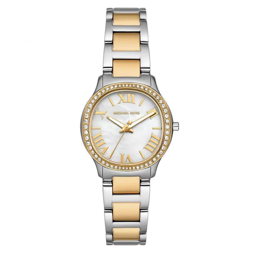 MICHAEL KORS ΡΟΛΟΙ SAGE TWO-TONE STAINLESS STEEL MK4910