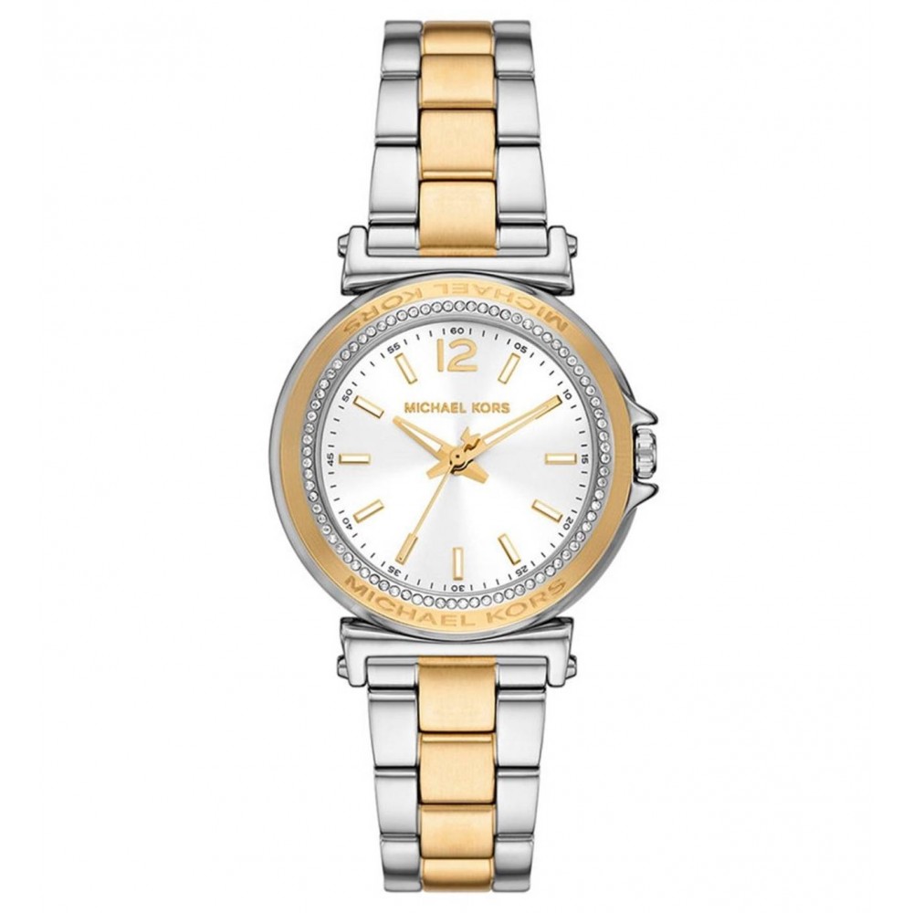 MICHAEL KORS ΡΟΛΟΙ MAREN TWO-TONE STAINLESS STEEL MK7492