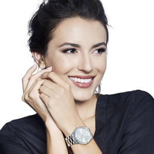 MICHAEL KORS ΡΟΛΟΙ SLIM RUNWAY ΑΣΗΜΙ STAINLES STEEL MK3178