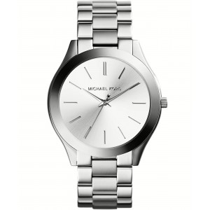 MICHAEL KORS ΡΟΛΟΙ SLIM RUNWAY ΑΣΗΜΙ STAINLES STEEL MK3178