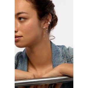 MYA BAY AMETHYST DYNASTY EARRINGS GOLD BO-385