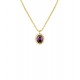 MYA BAY AMETHYST DYNASTY NECKLACE GOLD CO-442
