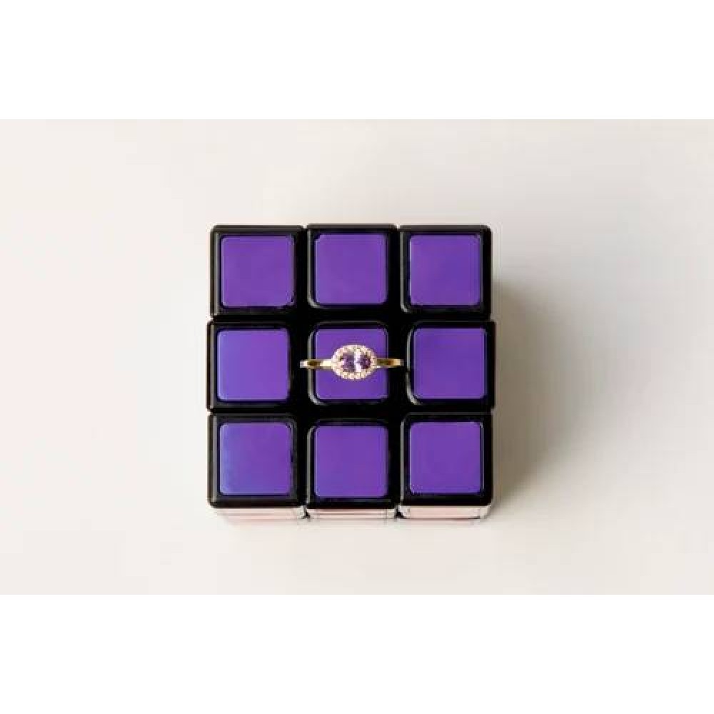 MYA BAY AMETHYST DYNASTY RING GOLD BA-412