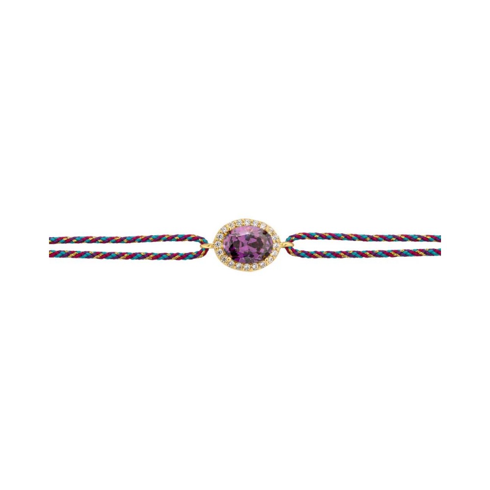 MYA BAY AMETHYST DYNASTY BRACELET GOLD BR-420