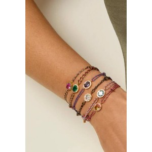 MYA BAY AMETHYST DYNASTY BRACELET GOLD BR-420