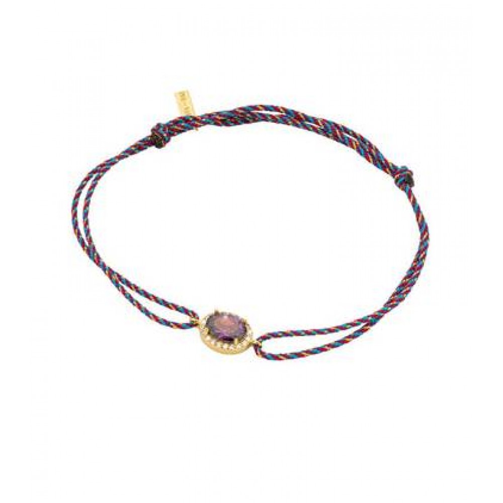MYA BAY AMETHYST DYNASTY BRACELET GOLD BR-420