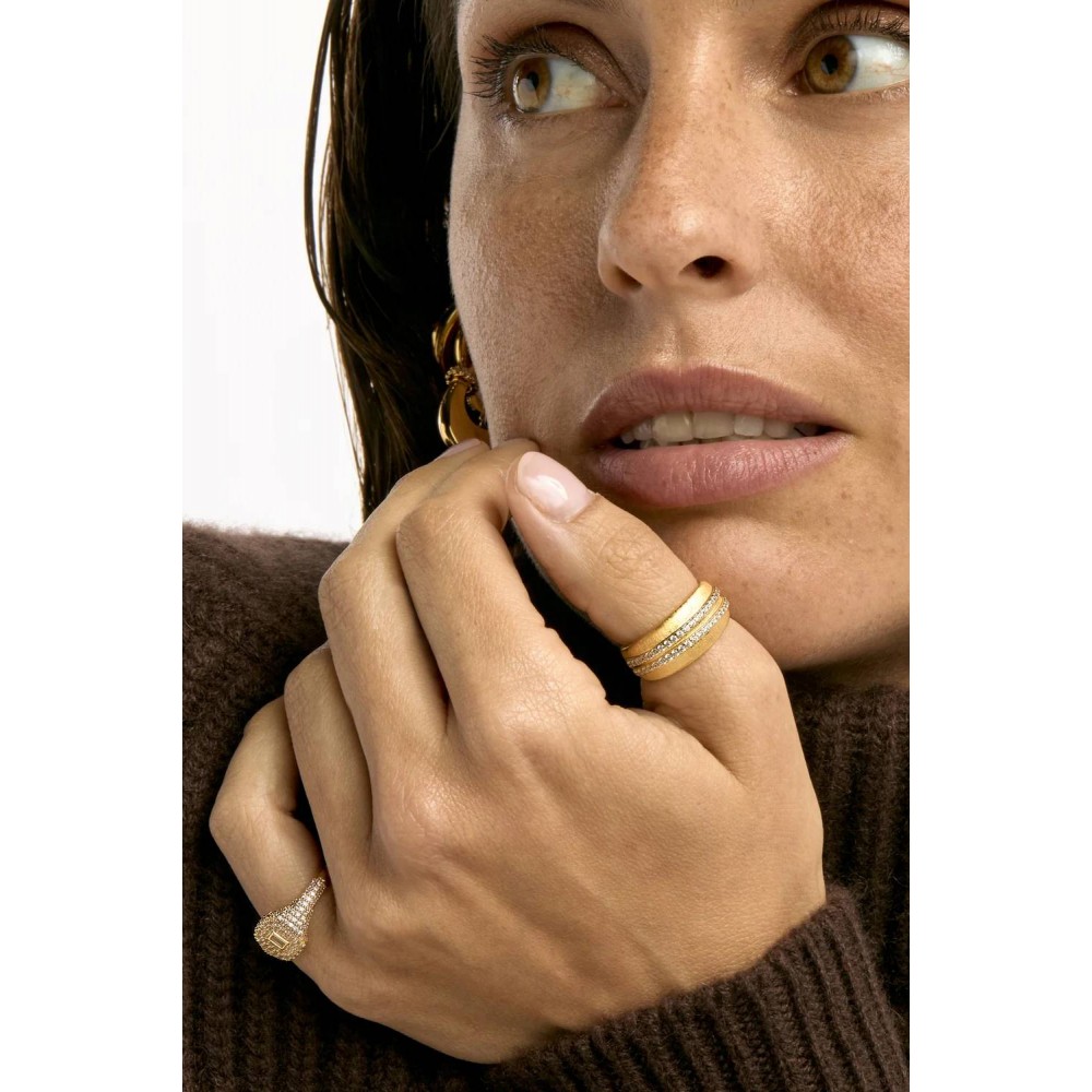 MYA BAY ARISTO SIGNET RING GOLD BA-437