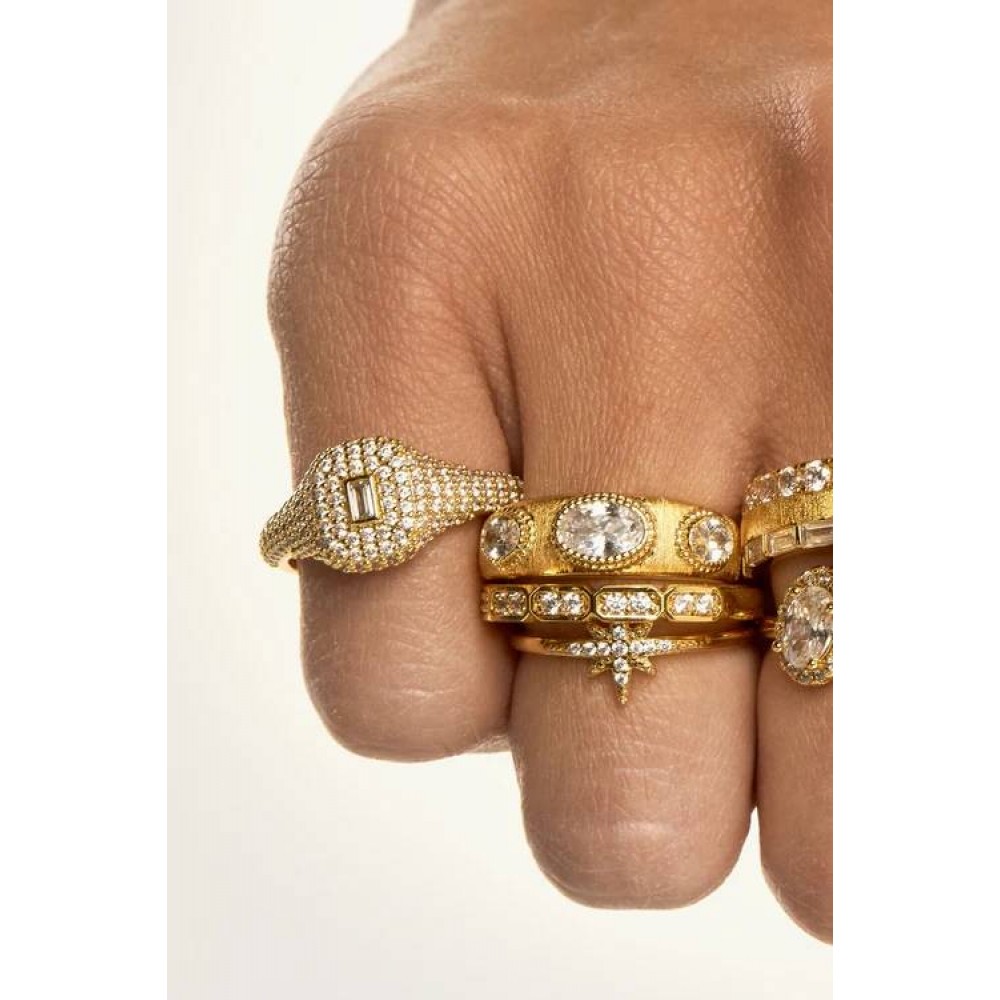 MYA BAY ARISTO SIGNET RING GOLD BA-437