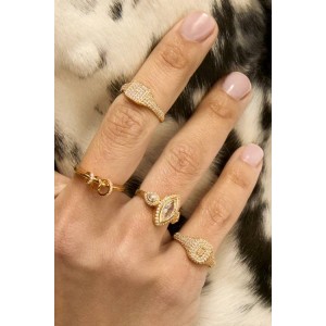 MYA BAY ARISTO SIGNET RING GOLD BA-437