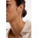 MYA BAY BIRD EARRINGS GOLD HOOPS BO-367