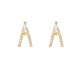 MYA BAY BIRD EARRINGS GOLD HOOPS BO-367