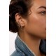 MYA BAY BIRD EARRINGS GOLD HOOPS BO-368