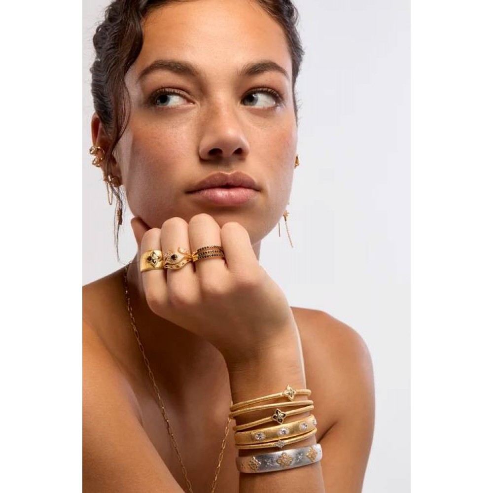 MYA BAY BLACK MAJESTIC EYE RING GOLD BA-389