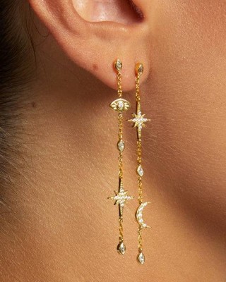 MYA BAY CONSTELLATION EARRINGS GOLD BO-233