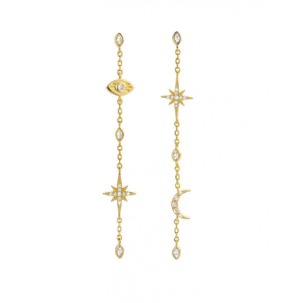 MYA BAY CONSTELLATION EARRINGS GOLD BO-233