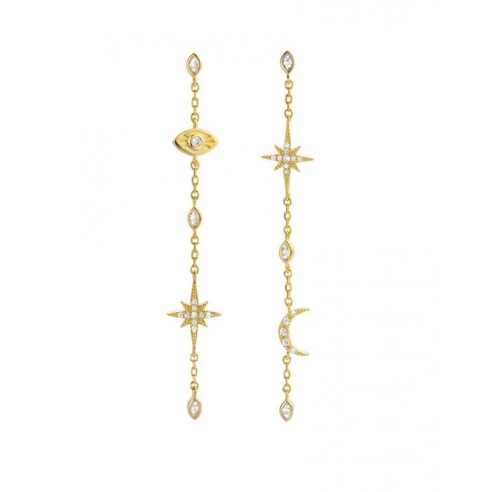 MYA BAY CONSTELLATION EARRINGS GOLD BO-233