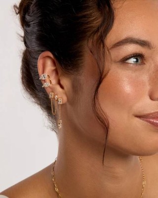 MYA BAY DANCING DYNASTY EARRINGS GOLD BO-370