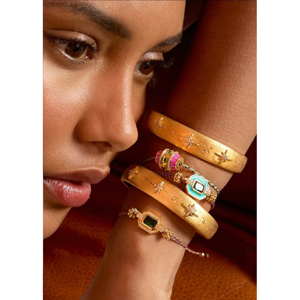 MYA BAY DIWALI CUFF BRACELET GOLD BR-355 MYA BAY DIWALI CUFF BRACELET GOLD BR-355