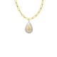MYA BAY DROP NECKLACE TWO-TONE CO-447