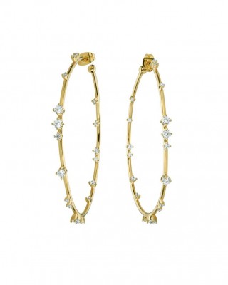 MYA BAY HOOPS EARRINGS GOLD BO-23