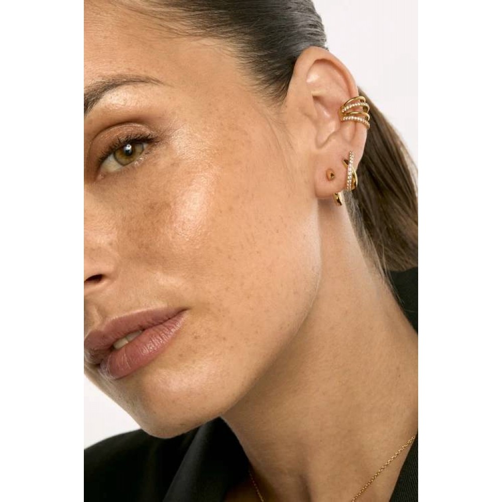 MYA BAY ESCAPE EARRINGS HOOPS GOLD BO-422