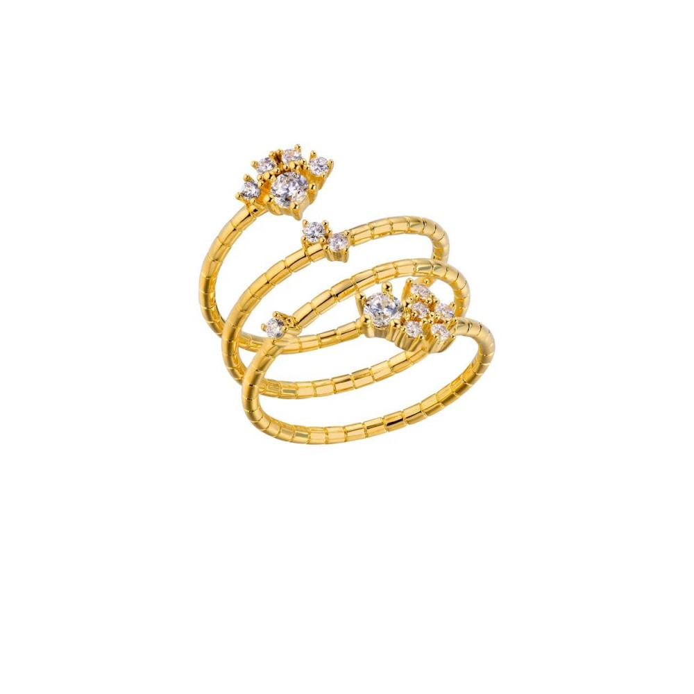 MYA BAY FLOWER HOOPS RING GOLD BA-384