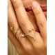 MYA BAY FLOWER HOOPS RING GOLD BA-384