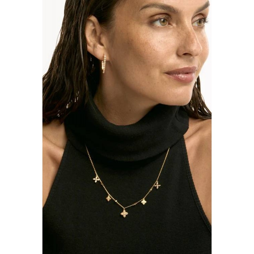 MYA BAY FLOWER LIBERTY NECKLACE GOLD CO-489