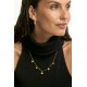 MYA BAY FLOWER LIBERTY NECKLACE GOLD CO-489