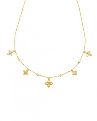 MYA BAY FLOWER LIBERTY NECKLACE GOLD CO-489