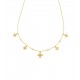MYA BAY FLOWER LIBERTY NECKLACE GOLD CO-489