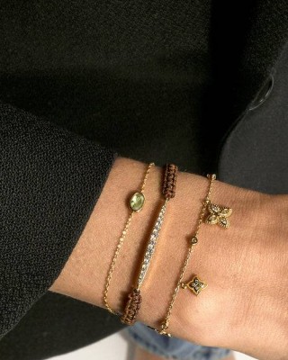 MYA BAY FLOWER LIBERTY BRACELET GOLD BR-448