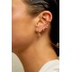 MYA BAY JAZZY ROCK EARRINGS HOOPS GOLD BO-400