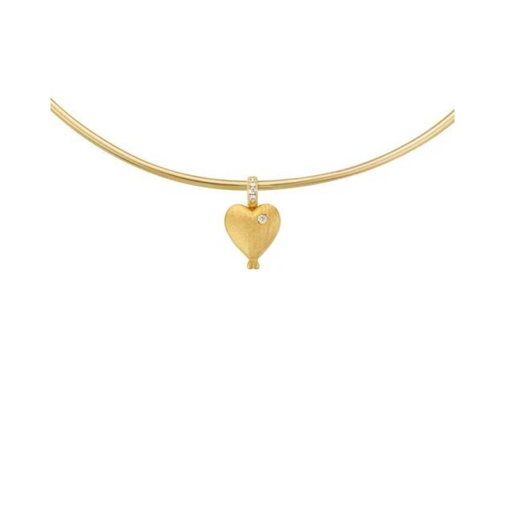 MYA BAY LITTLE TWIN HEARTS PENDANT GOLD PED-85