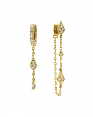 MYA BAY LOSANGE TWIN EARRINGS GOLD BO-338